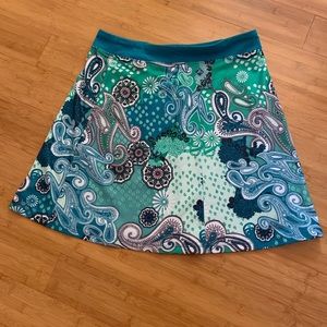 Prana Breathe Paisley Skirt Sz small